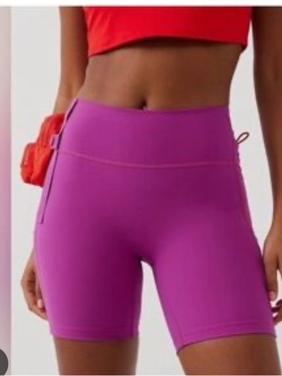Outdoor Voices Pants - NEW Outdoor Voices Snack Pack Grape High-Rise Active Shorts Size L